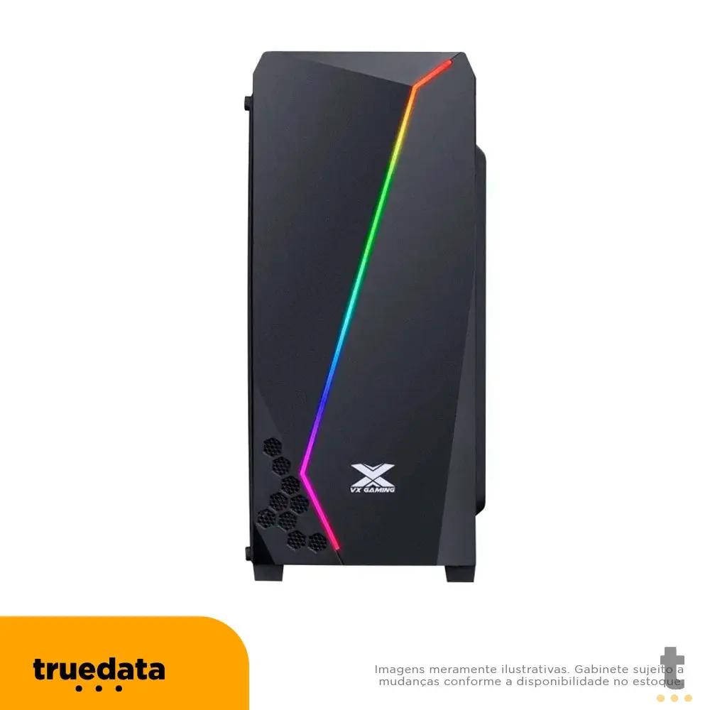 Computador Gamer Truedata Intel Pentium G6405 4.1Ghz 16gb Ssd 480gb Pl Video RX550 4Gb Fonte 500w Truedata